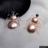 Rose Gold plated Unique Statement Big Ant Style Drop and Dangle Earrings SKU6577