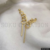 Gold plated Unique style of Chain Drop and Dangle Earring SKU6604