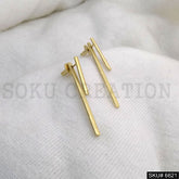 Gold plated Statement Unique Design of Drop and Dangle Earring SKU6621