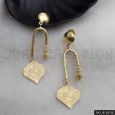 Gold plated Statement Unique Design of Drop and Dangle Earring SKU6636