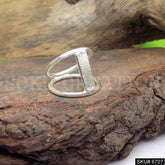 Gold Plated Unique Statement Plain Designer Handmade Ring SKU6727