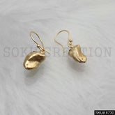 Gold plated Ear Wire Small Tinny Unique Earrings SKU6730