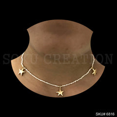 Gold plated Light Star Handmade Necklace SKU6816
