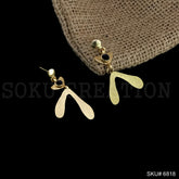 Gold plated Drop & Dangle wings Earring SKU6818