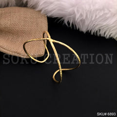 Gold Plated Delicate Tangle Design of Unique Cuff SKU6893