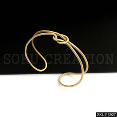 Gold Plated Delicate Tangle Design of Unique Cuff SKU6927