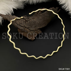 Simple Design Twisted Wire of Choker SKU7081
