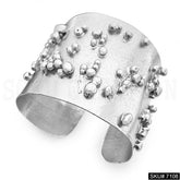 Gold Plated Plain Doted Unique Designer Cuff SKU7108