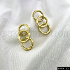 Gold Plated Pendant Necklace Earring and Ring SKU7207