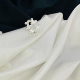 Silver plated adjustable band Ring SKU7320