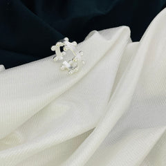 Silver plated adjustable band Ring SKU7320