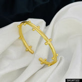GOLD PLATED DOTT CUFF BANGLE SKU7322