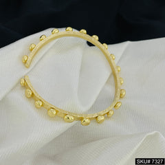 GOLD PLATED DOTT CUFF BANGLE SKU7327