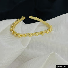 GOLD PLATED DOTT CUFF BANGLE SKU7327