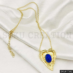 Gold plated Necklace and Earring SKU7342