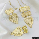 Gold Plated Necklace Earring SKU7344