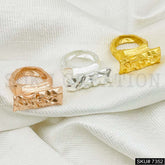 Gold Rose and Silver Plated Ring SKU7352