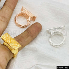 Gold Rose and Silver Plated Ring SKU7352