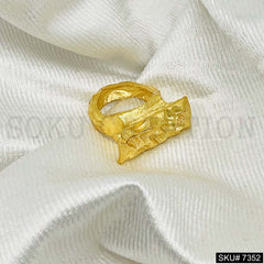 Gold Rose and Silver Plated Ring SKU7352