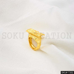 Gold Rose and Silver Plated Ring SKU7352