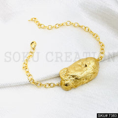 Gold Plated Pendant Necklace Bracelet Earring and Ring SKU7383