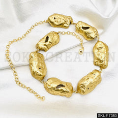 Gold Plated Pendant Necklace Bracelet Earring and Ring SKU7383