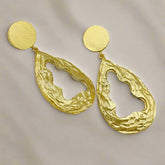 Gold plated Drop and Dangle Earring SKU7409
