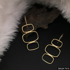 Gold plated Ear Wire Earring SKU7415