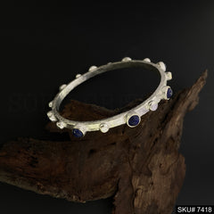 Gold Plated Red bead bangle SKU7418