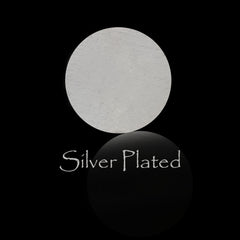 Silver Plated Simple Design of Bangle With Hammered Heart Design of Charm SKU7033