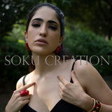 Enamel Designer Gemstone Jewelry Set