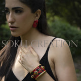 Enamel Designer Gemstone Jewelry Set