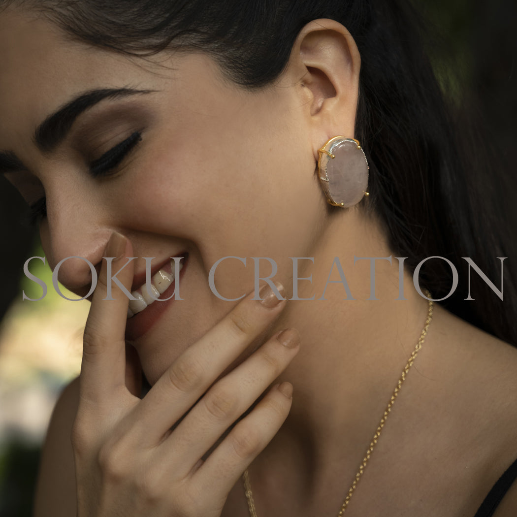 Gold plated Designer Gemstone Jewelry Set