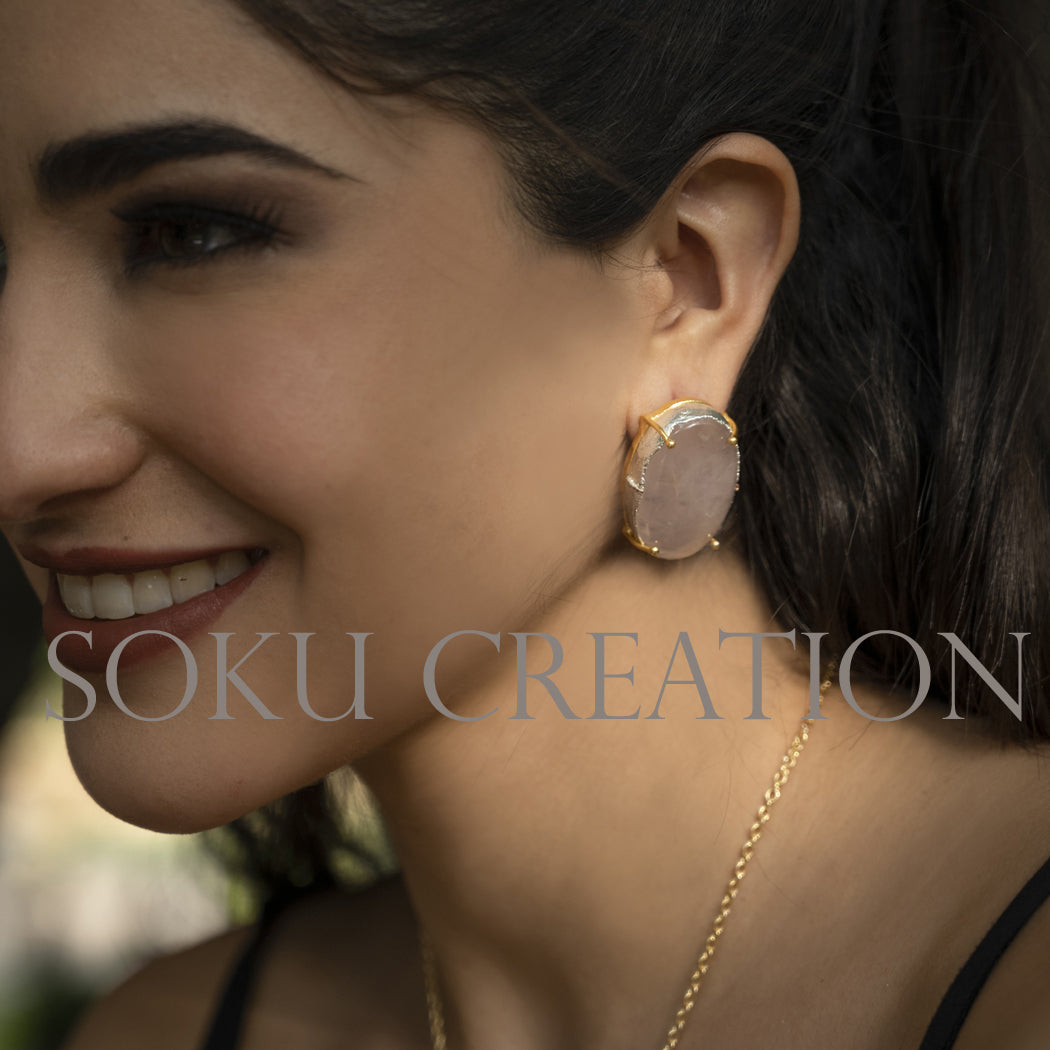 Gold plated Designer Gemstone Jewelry Set