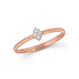 92.5 Sterling Silver gold plated zirconia ring