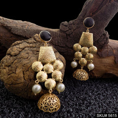 Gold plated Statement Drop & Dangle Earring SKU5615