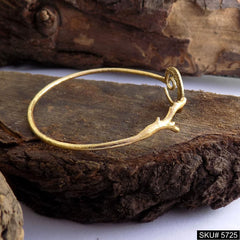 Gold Plated Spiral Statement Unique Designer Cuff SKU5725