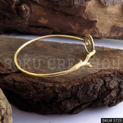 Gold Plated Spiral Statement Unique Designer Cuff SKU5725