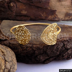 Gold Plated Unique Statement Designer  Cuff SKU5737