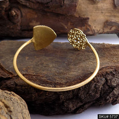 Gold Plated Unique Statement Designer  Cuff SKU5737