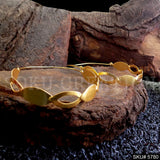 Gold plated Handmade Designer Big Hoops Earring SKU5780
