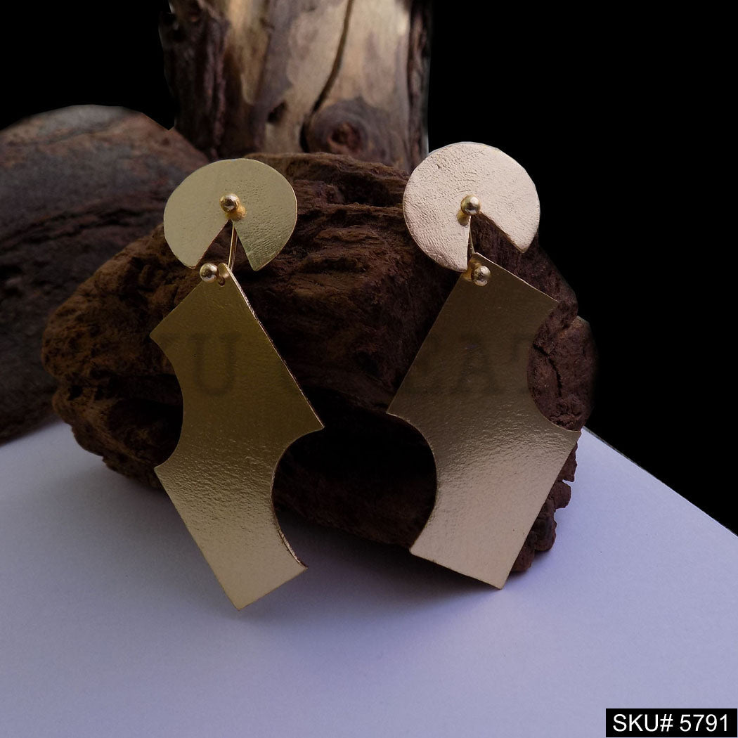 Gold plated Drop & Dangle Statement Earring SKU5791