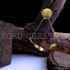 Gold plated Tangle Designer Drop and Dangle Earring SKU5817