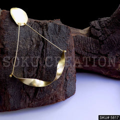 Gold plated Tangle Designer Drop and Dangle Earring SKU5817