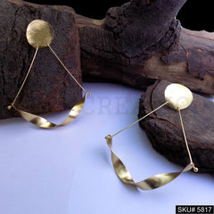 Gold plated Tangle Designer Drop and Dangle Earring SKU5817