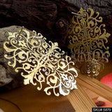 Gold plated Handmade Drop and Dangle Earring SKU5879