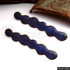 Gold plated Designer Long Stud Earring SKU5892