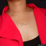 Gold Plated Chain Necklace with Birds in  Chain Necklace SKU6014