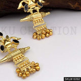 Gold plated Designer Antique Drop and Dangle Earring SKU6092