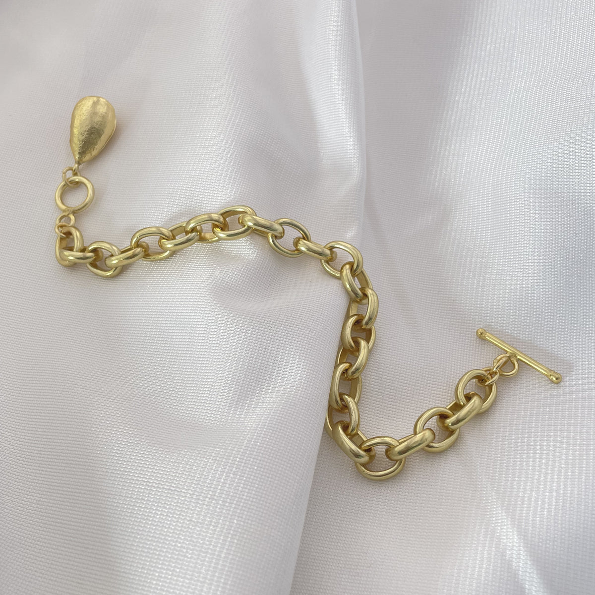 18K Gold Plated Link Bracelet